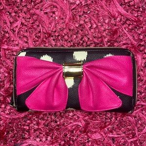 Betsey Johnson Pink Bow Wallet